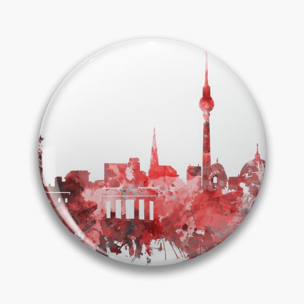 Item preview, berlin skyline red designed and sold by BekimART2.