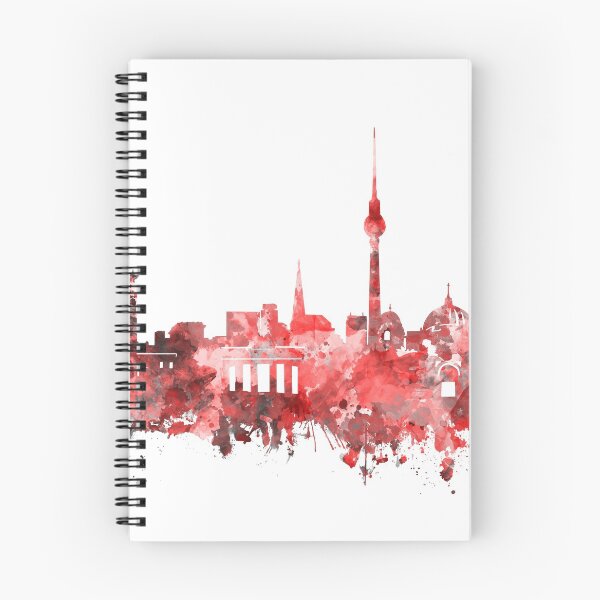 Item preview, berlin skyline red designed and sold by BekimART2.