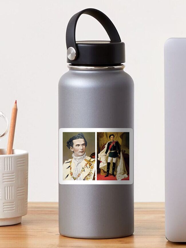 Autocollant publicitaire Royaume de Bavière Roi Louis II