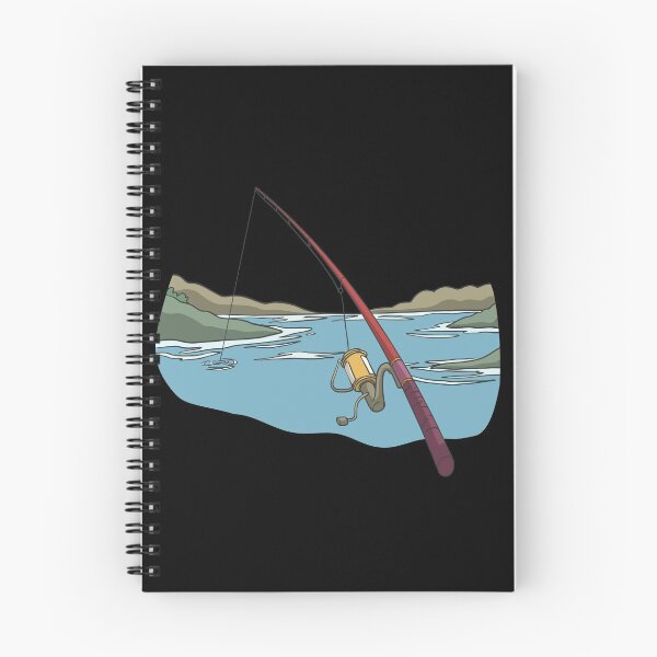 Item preview, Lonely fishing rod on the lake designed and sold by Monkey Ful.