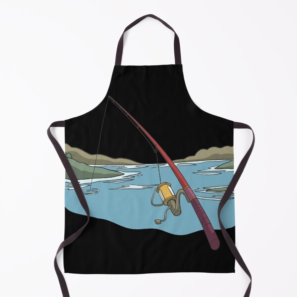 Item preview, Lonely fishing rod on the lake designed and sold by Monkey Ful.
