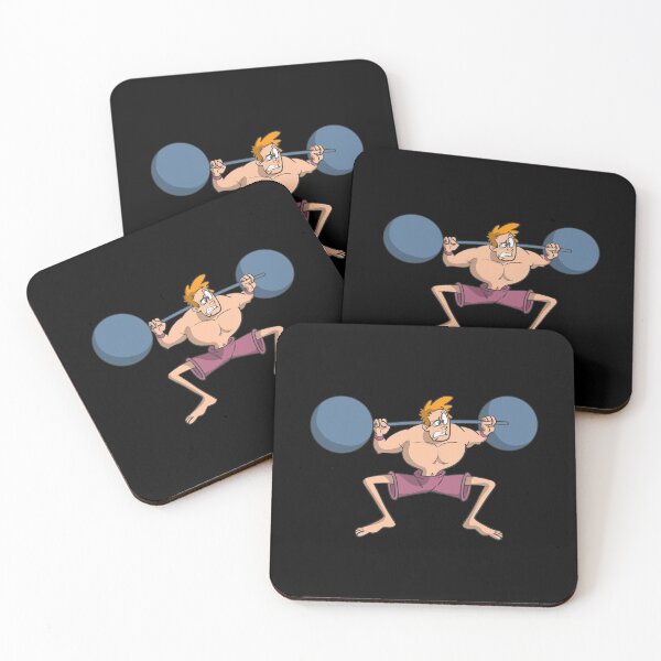 Item preview, Barbell kettlebell squat weightlifting designed and sold by Monkey Ful.