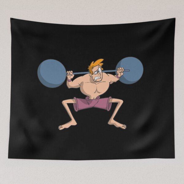 Item preview, Barbell kettlebell squat weightlifting designed and sold by Monkey Ful.