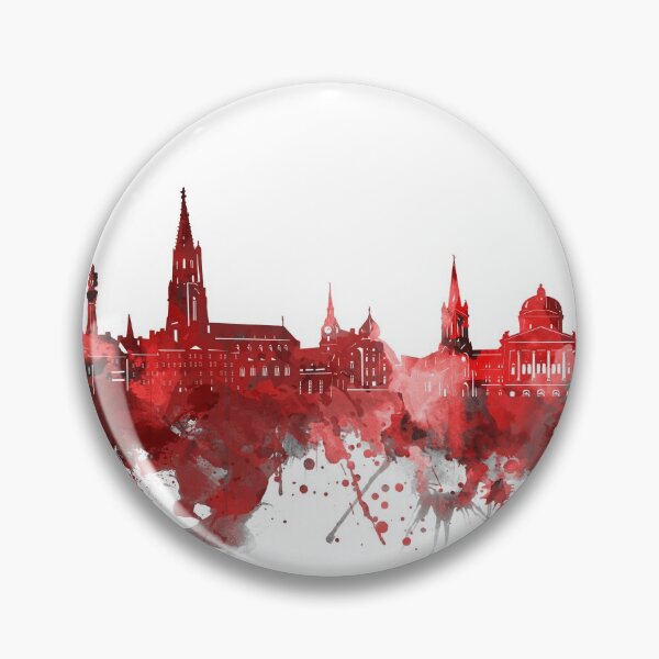 Item preview, bern skyline red designed and sold by BekimART2.