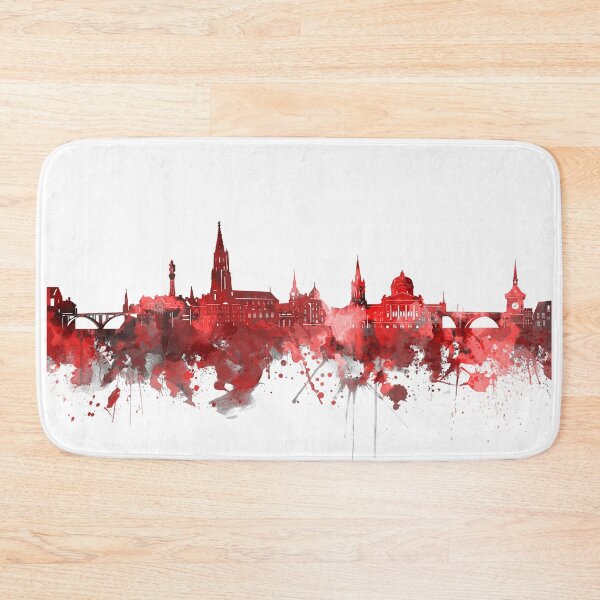 Item preview, bern skyline red designed and sold by BekimART2.