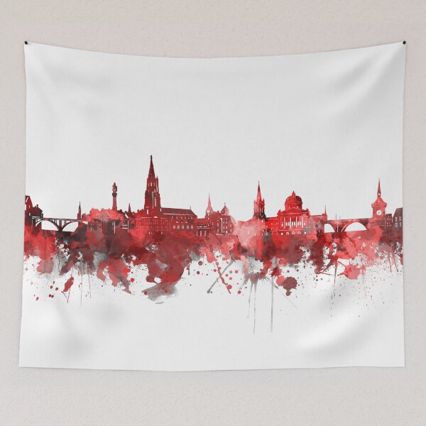 Item preview, bern skyline red designed and sold by BekimART2.