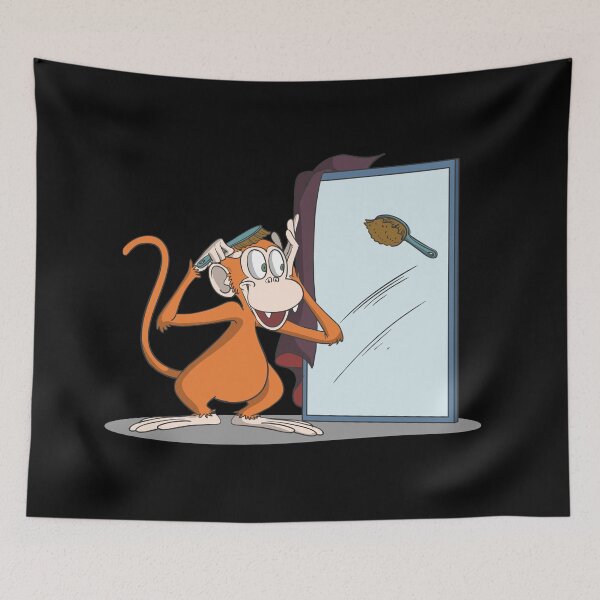 Item preview, Monkey vampire invisible in mirror designed and sold by Monkey Ful.
