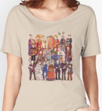 The party doesn't start until the Doctor walks in...twelve times Women's Relaxed Fit T-Shirt