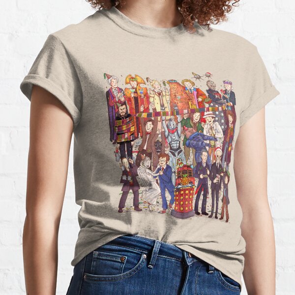 The party doesn't start until the Doctor walks in...twelve times Classic T-Shirt
