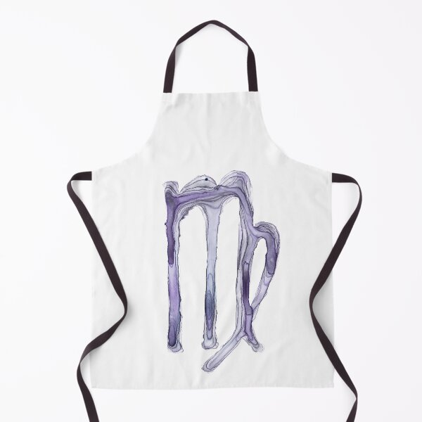 Item preview, Watercolor hand drawn sketch illustration of Zodiac sign Virgo designed and sold by FuzzyLogicKate.