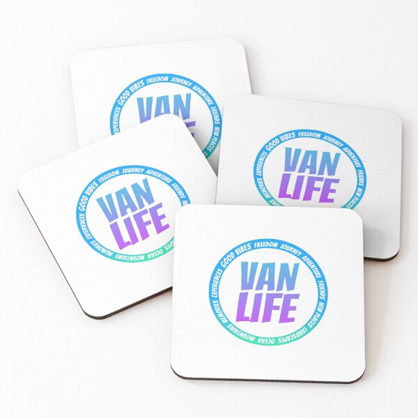 Item preview, Vanlife colorful logo designed and sold by CaptainWheels.