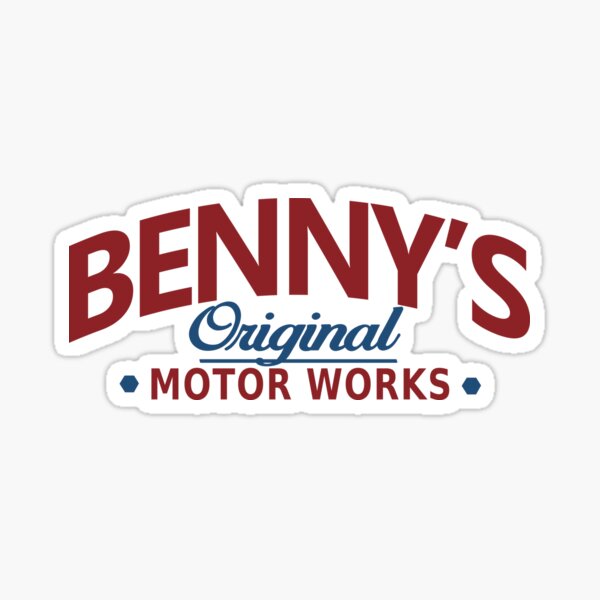 Benny motors. Бенни ориджинал Моторс Воркс. Benny's Original Motor works. Bennys Original Motor works logo. Эмблема бенни.