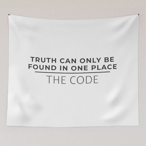 Item preview, Truth Can Only Be Found in One Place The Code v2.0.0 designed and sold by GraphitePen.