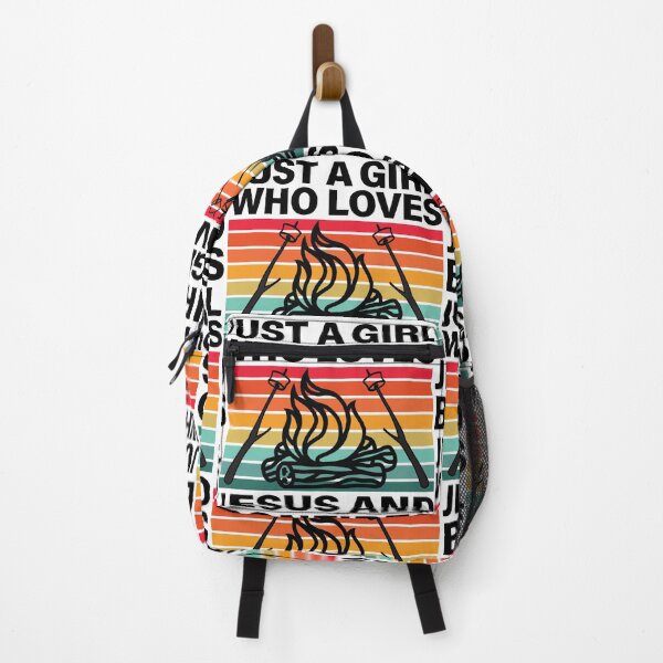 Item preview, Just A Girl Who Loves Jesus And Bonfires designed and sold by GravitiTees.