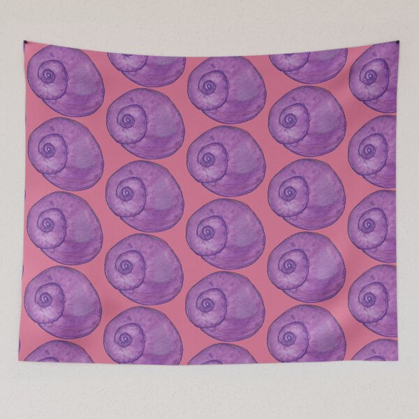 Item preview, Violet Sea Snail Starts with V Ocean Alphabet Animals designed and sold by erinbelkin.
