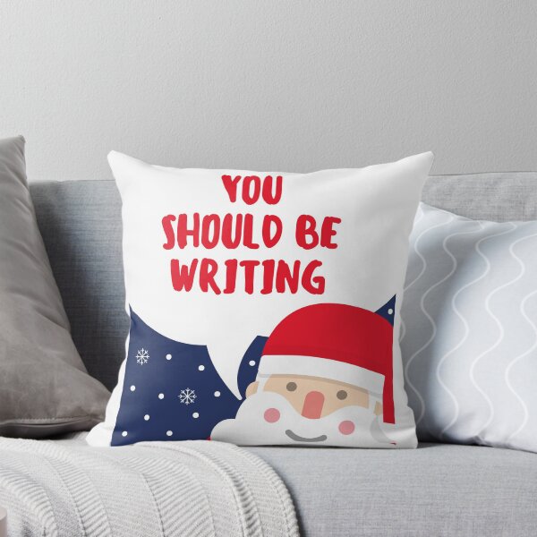 Item preview, You Should Be Writing -- Christmas Office Decor designed and sold by statsandcats.