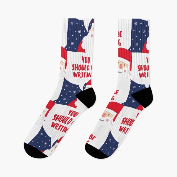 Item preview, You Should Be Writing -- Christmas Office Decor designed and sold by statsandcats.