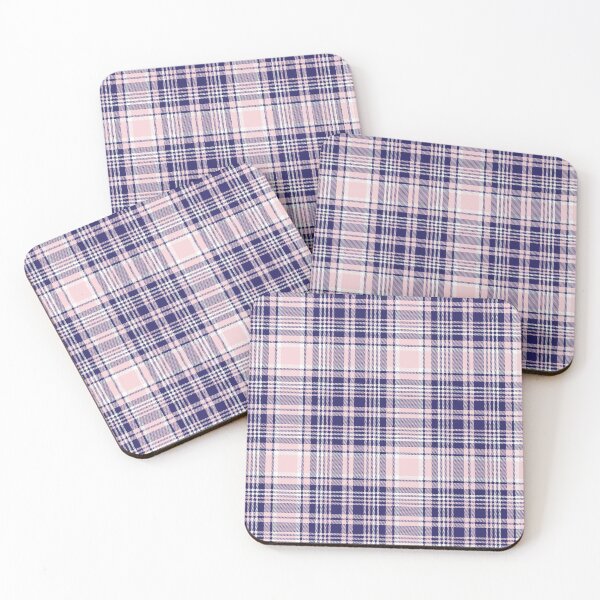 Item preview, Pink Navy Plaid Tartan Textured Pattern designed and sold by Siu-Hong Mok.