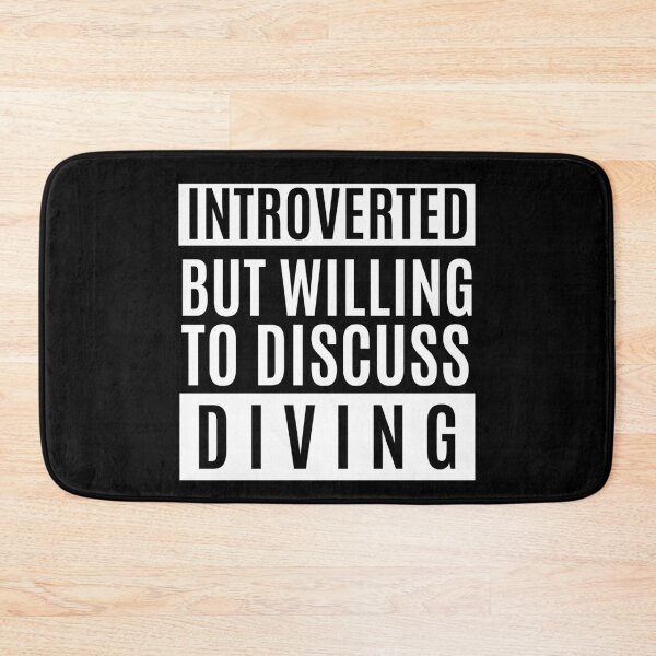 Item preview, Introverted But Willing To Discuss Diving designed and sold by m95sim.