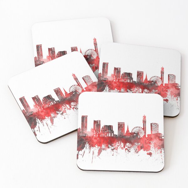 Item preview, birmingham skyline red designed and sold by BekimART2.