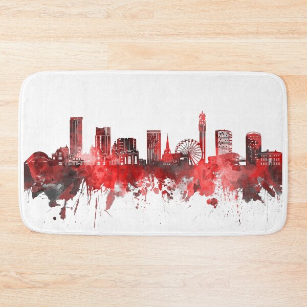 Item preview, birmingham skyline red designed and sold by BekimART2.