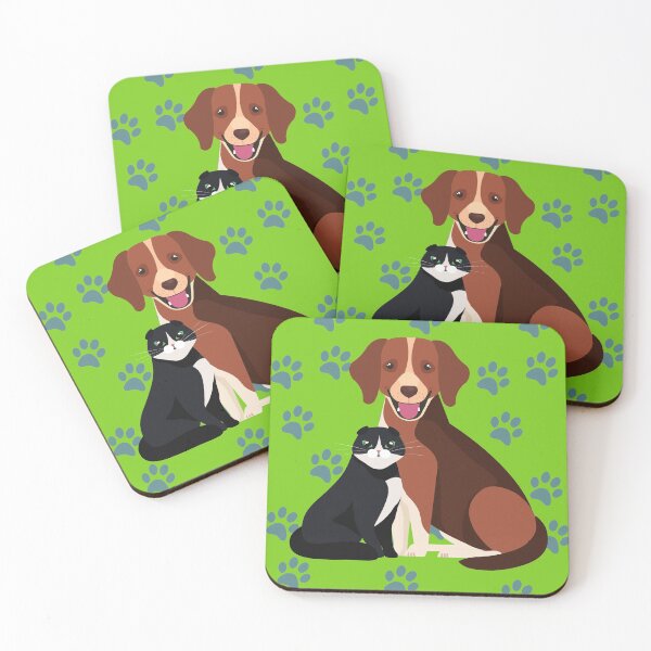 Item preview, Cute  dogs and cats living together	 designed and sold by wodra.
