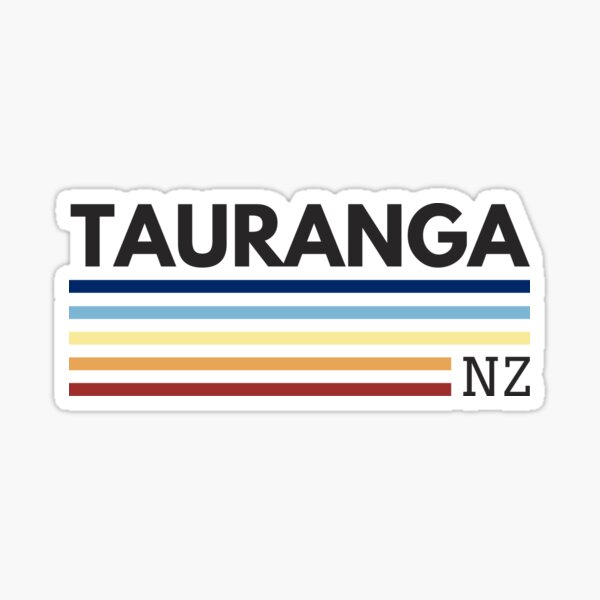 "Tauranga New Zealand" Sticker by Taumaturgo Redbubble