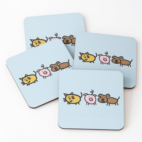 Item preview, Cute Cat Pig Dog designed and sold by ellenhenry.
