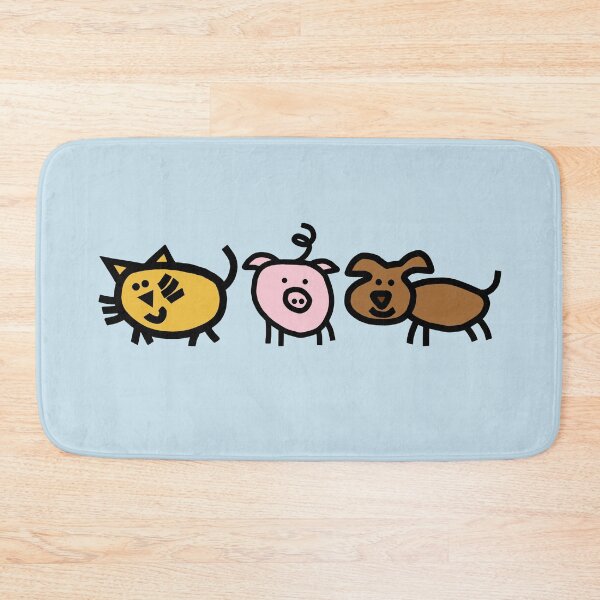 Item preview, Cute Cat Pig Dog designed and sold by ellenhenry.