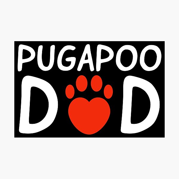 Artikelvorschau, Pugapoo Dad entworfen und verkauft von geedesignsstuff.