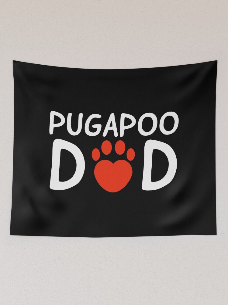 Thumbnail 2 of 3, Tapestry, Pugapoo Dad designed and sold by geemaynard.