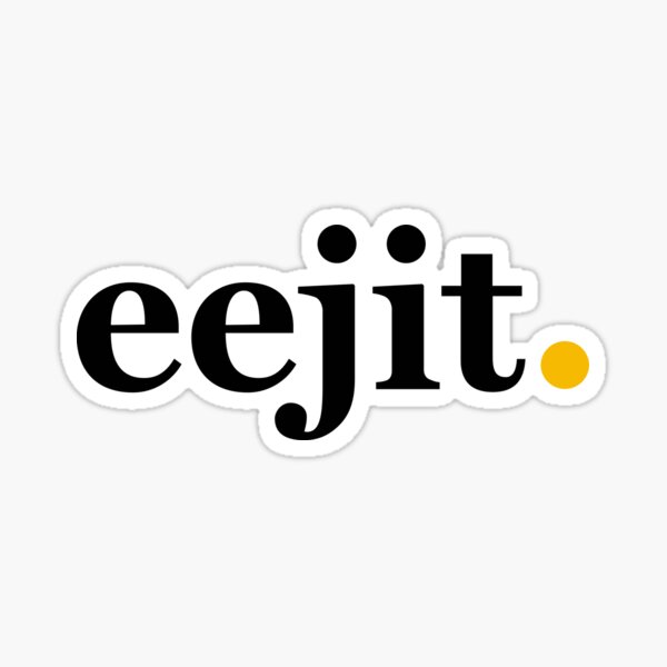 Vista previa del artículo con la obra «eejit», diseñado y vendido por artloves1.