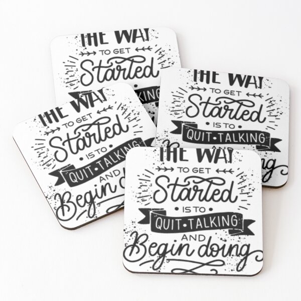 Item preview, Quit Thinking Quote designed and sold by SKETCH BOOK.