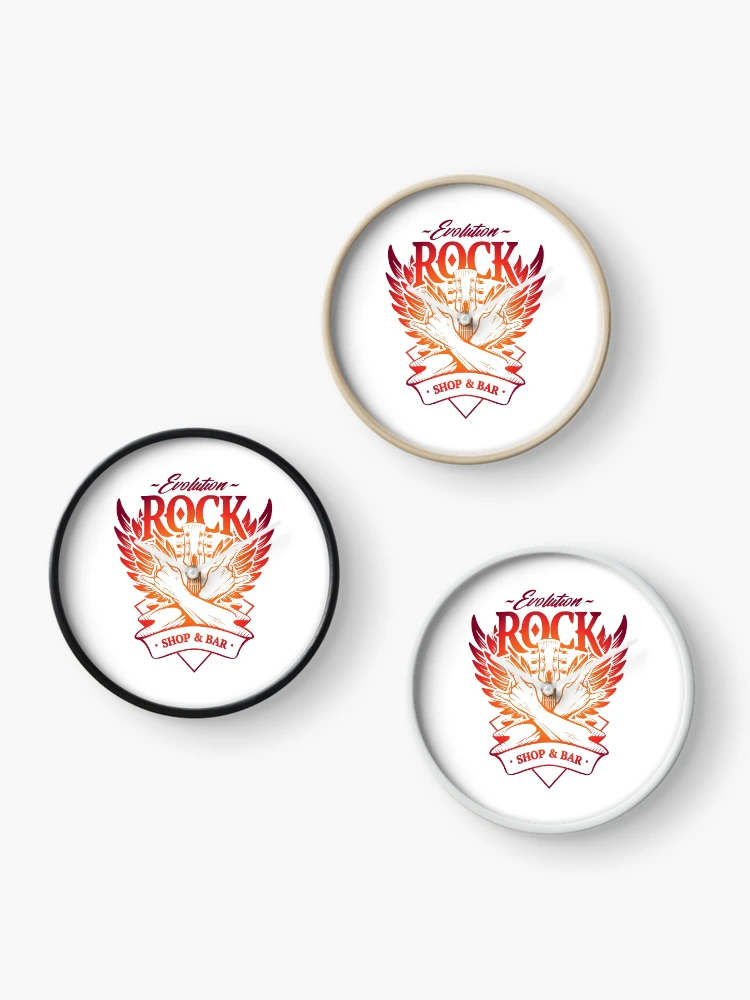 Thumbnail 3 of 4, Clock, Evolution ROCK (Red Ver.) designed and sold by ichtees.