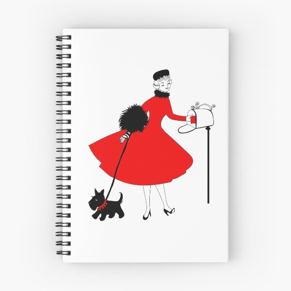 Item preview, Retro Lady and Scottie Dog designed and sold by CraftyBee.