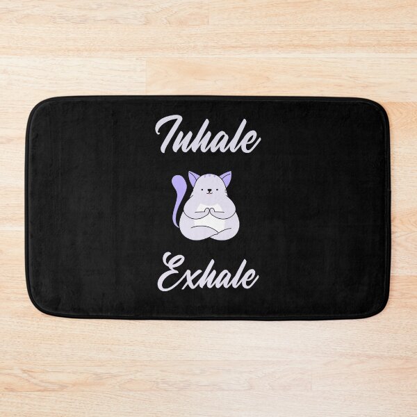 Item preview, Inhale, Exhale Yoga Cat designed and sold by Zurickdesigns.