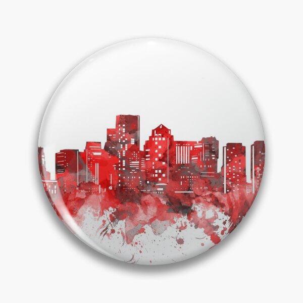 Item preview, boston skyline red designed and sold by BekimART2.