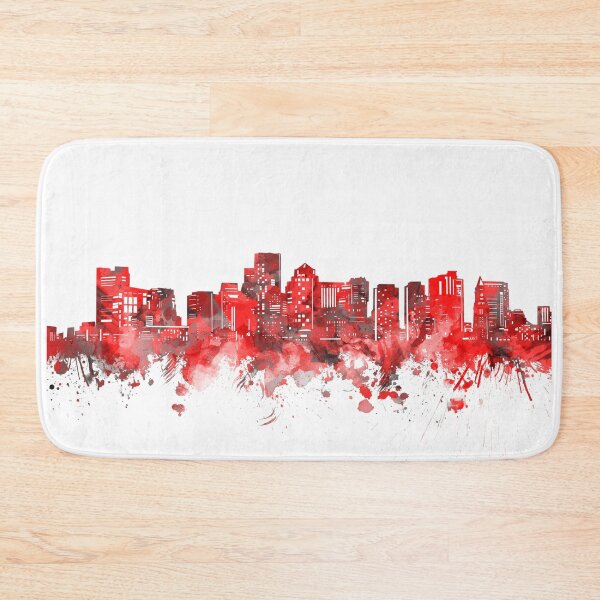 Item preview, boston skyline red designed and sold by BekimART2.