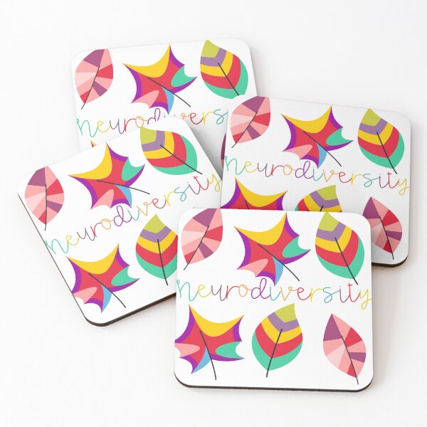 Item preview, Neurodiversity Fall Rainbow Leaves designed and sold by Kirsten Uecker.