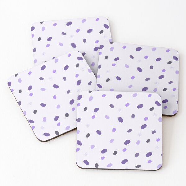 Item preview, Purple dots and abstract stars designed and sold by Joejo19.