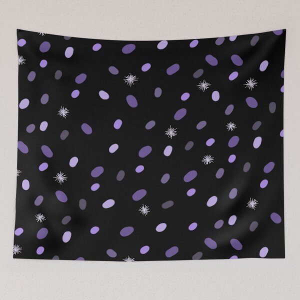 Item preview, Purple dots and abstract stars designed and sold by Joejo19.