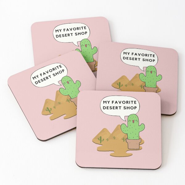 Item preview, My Favorite Desert Shop Talking Cactus Pun Deserted Western designed and sold by trendo.