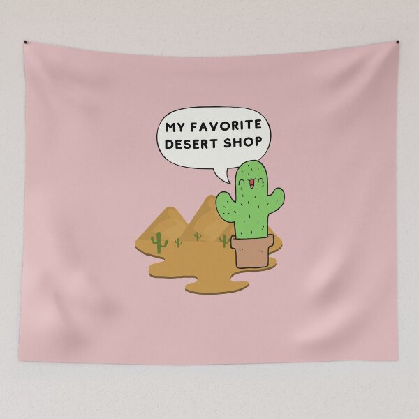 Item preview, My Favorite Desert Shop Talking Cactus Pun Deserted Western designed and sold by trendo.