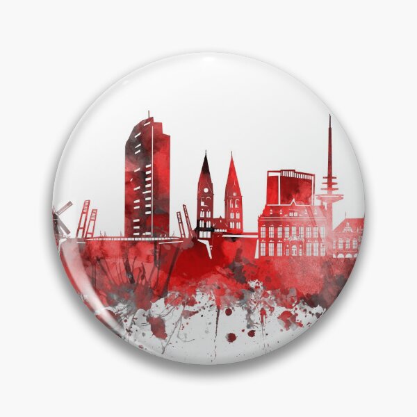 Item preview, bremen skyline red designed and sold by BekimART2.