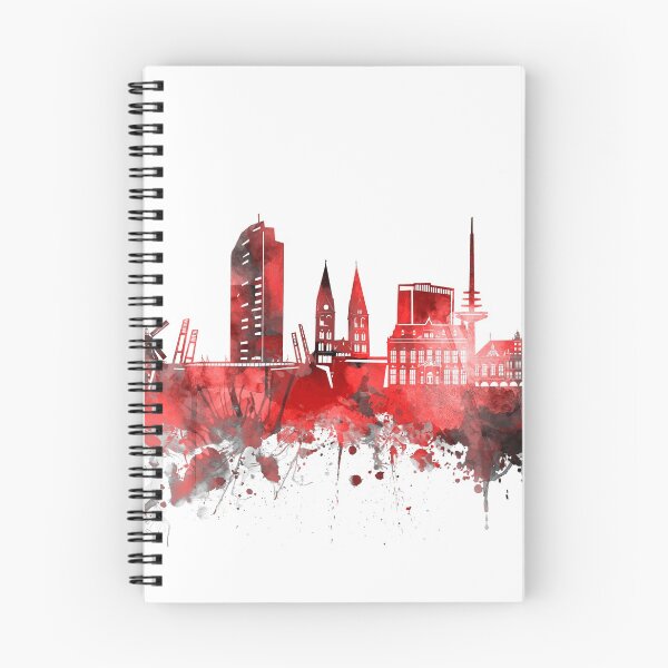 Item preview, bremen skyline red designed and sold by BekimART2.
