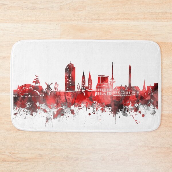 Item preview, bremen skyline red designed and sold by BekimART2.