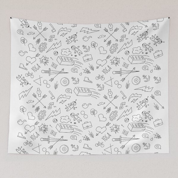 Item preview, Doodle Pattern , Random Patterns, Doodle Pattern for kids, Doodle vintage pattern designed and sold by garniturex.