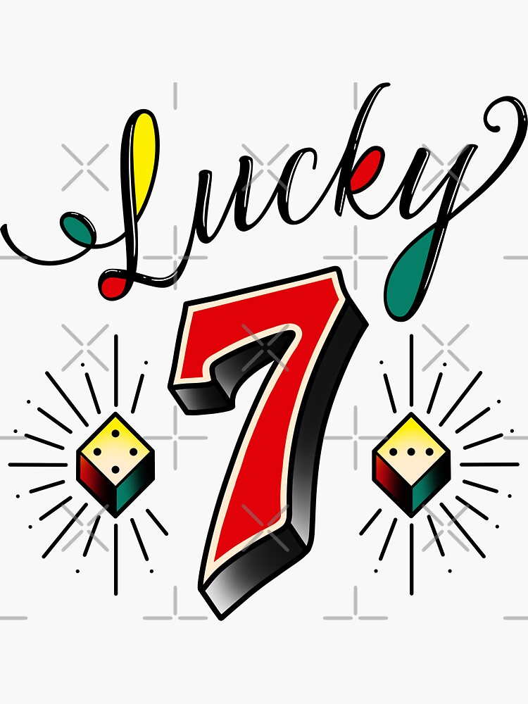 Number 7 - Lucky Number Seven T Shirt T-Shirt  