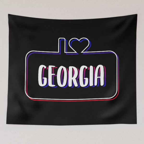Item preview, I Love Georgia Colorful Text designed and sold by RADesigns21.