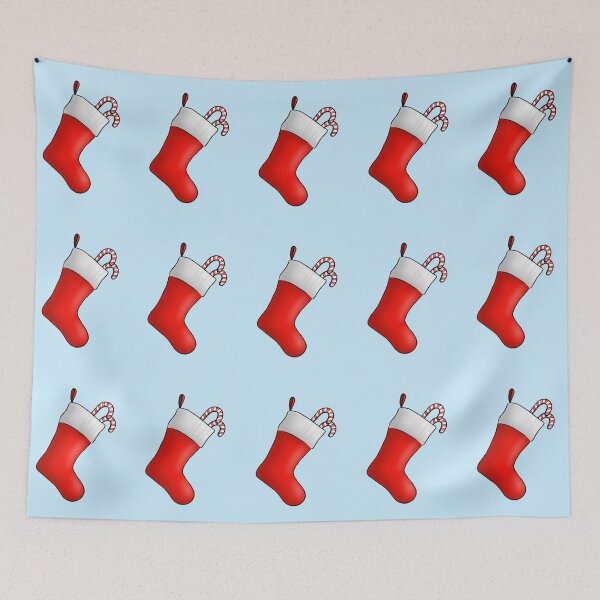 Item preview, Christmas stocking W/ candy canes designed and sold by Melville-Magic.